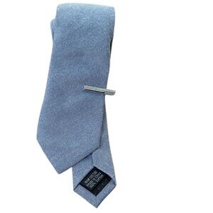 Skinny Tie Madness Faded Blue Tie